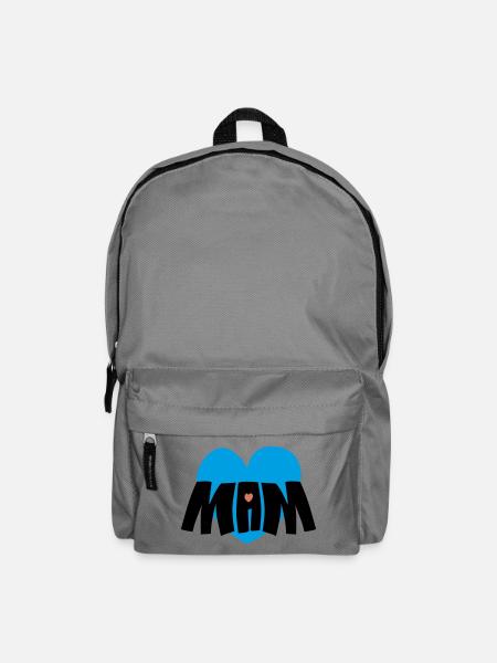 Mom heart - Backpack - elephant grey
