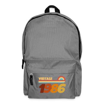 40 Years 1986 Rock Style T-Shirt - Backpack - elephant grey - Front