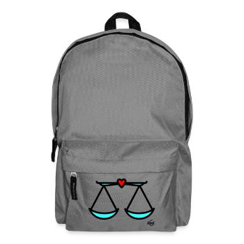 Waage groß - Rucksack - Mittelgrau - Vorne