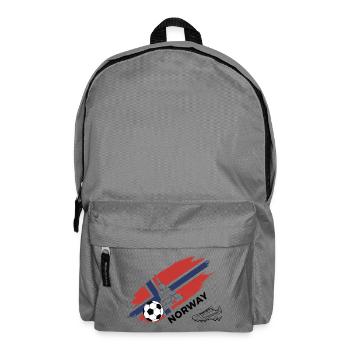 Norvège Football Maillot Supporter Norway Foot - Sac à dos - gris éléphant - Devant