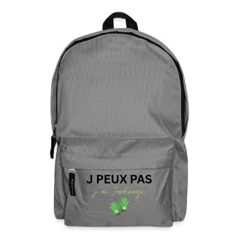 J peux pas j ai Jardinage - Sac à dos - gris éléphant - Devant
