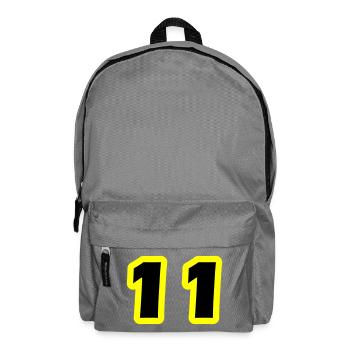 11 Number Symbol - Backpack - elephant grey - Front