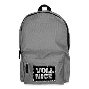 Full Nice Grunge Shirt Print - Backpack - elephant grey - Front