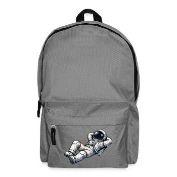Astronaute détendu au design rétro - Sac à dos - gris éléphant - Devant