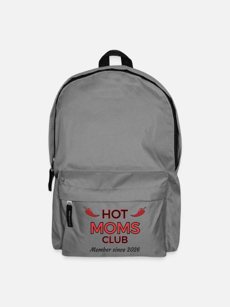 Hot Moms Club - Member since 2026 - Rucksack - Mittelgrau