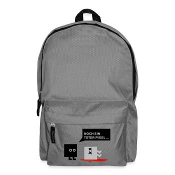 dead pixel_german - Rucksack - Mittelgrau - Vorne
