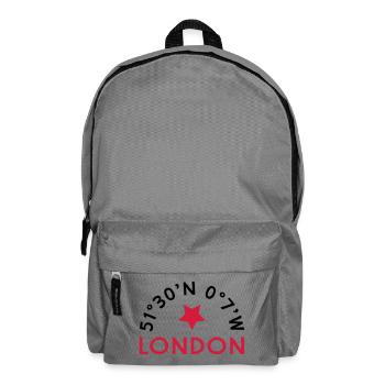 London - Backpack - elephant grey - Front