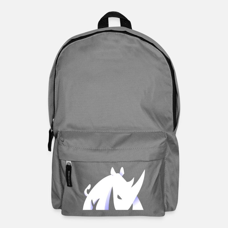 rhinocéros design - Sac à dos - gris éléphant