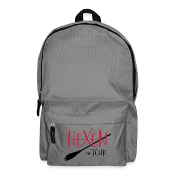 Hexen on tour - Party Fasching Halloween - Rucksack - Mittelgrau - Vorne