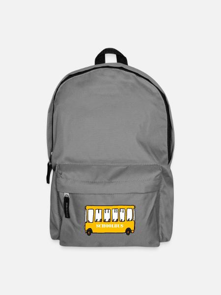 Schoolbus - Rucksack - Mittelgrau