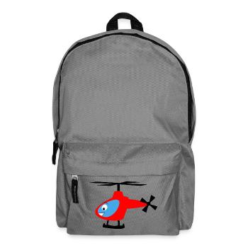 Hélicoptères pour enfants - Helicopter - Sac à dos - gris éléphant - Devant
