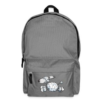 Pudel gibt Gas - Rucksack - Mittelgrau - Vorne