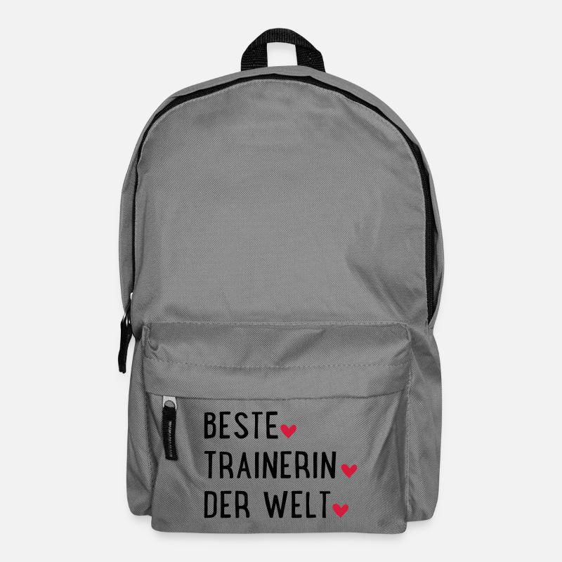 beste trainerin - Rucksack - Mittelgrau