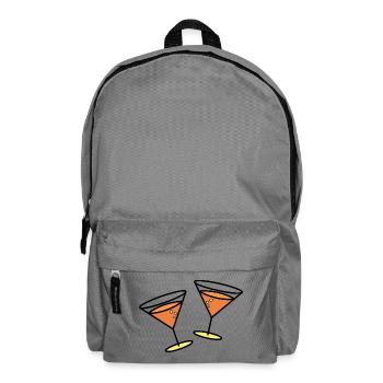 Cocktails to celebrate - Backpack - elephant grey - Front