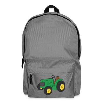 Tracteur - Sac à dos - gris éléphant - Devant