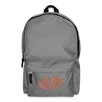 Double Hearts Style - Backpack - elephant grey - Front
