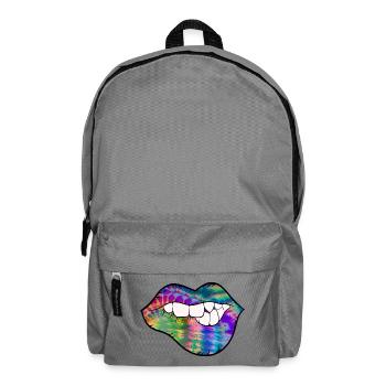 groovy Tie Dye Beißlippe - Rucksack - Mittelgrau - Vorne
