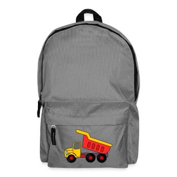 Keepauto sable, rouge jaune - Sac à dos - gris éléphant - Devant