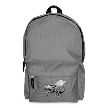 Insecte robot - Sac à dos - gris éléphant - Devant