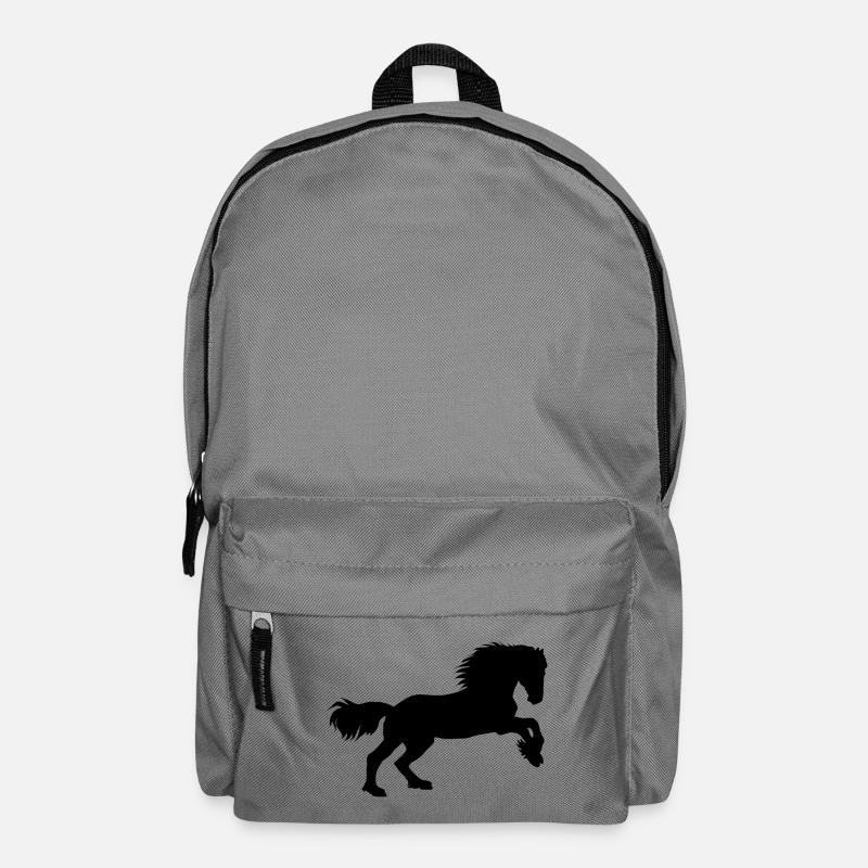 Friesen Galopp - Rucksack - Mittelgrau