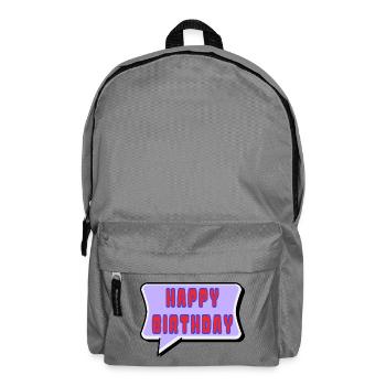 HAPPY BIRTHDAY - Backpack - elephant grey - Front