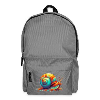 Snail - Backpack - elephant grey - Front