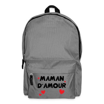 Maman d'Amour - Mother's Day - Backpack - elephant grey - Front