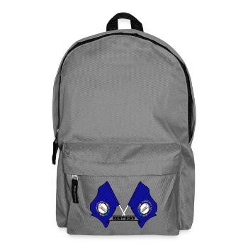 Zwei Flaggen mit dem Text KENTUCKY - Rucksack - Mittelgrau - Vorne