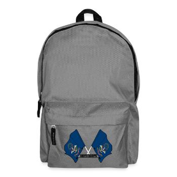 wee flags text NORTH DAKOTA - Rucksack - Mittelgrau - Vorne