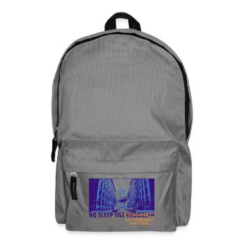 No Sleep Till Brooklyn – Eltern Meme Design - Rucksack - Mittelgrau - Vorne