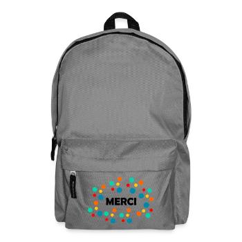 THANK YOU. THANKS. THANK YOU. ANNIVERSARY. BIRTH. - Backpack - elephant grey - Front
