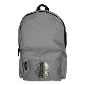 Spechtflöte an Fichte - Rucksack - Mittelgrau - Vorne