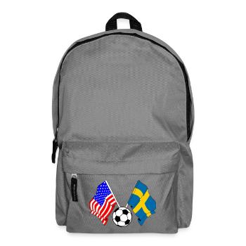 Football Suède vs États-Unis - Sac à dos - gris éléphant - Devant