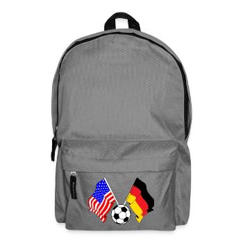 Football Germany vs USA - Backpack - elephant grey - Front