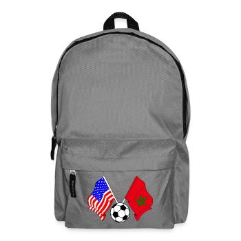 Football Maroc vs USA - Sac à dos - gris éléphant - Devant