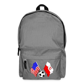 Football Pologne vs États-Unis - Sac à dos - gris éléphant - Devant