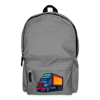 Truck Comic - Rucksack - Mittelgrau - Vorne