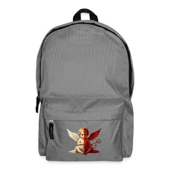 Dual Angel Devil Cherub - Backpack - elephant grey - Front