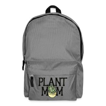 Plant Mom Bloom Pot - Backpack - elephant grey - Front