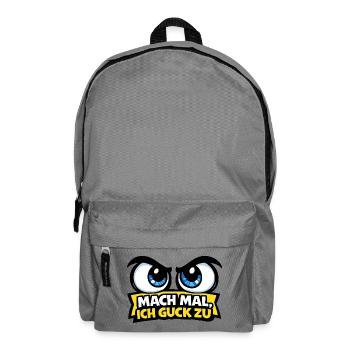 Come on, I'm watching – Comic Eyes - Backpack - elephant grey - Front