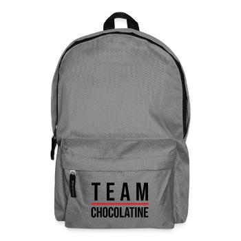 Team chocolatine - Sac à dos - gris éléphant - Devant
