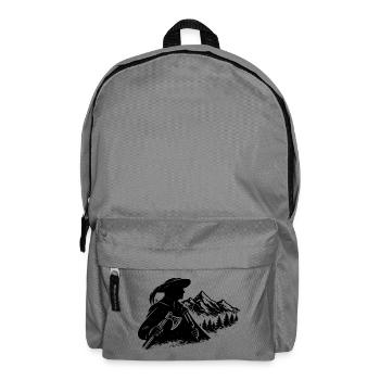 Polnisches Hochlander-Bergvolksdesign - Rucksack - Mittelgrau - Vorne