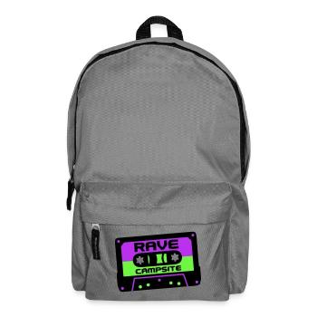 Rave Cassette Festival Logo - Sac à dos - gris éléphant - Devant