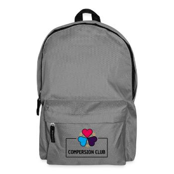 Compersion Club - Polyamorie  - Rucksack - Mittelgrau - Vorne