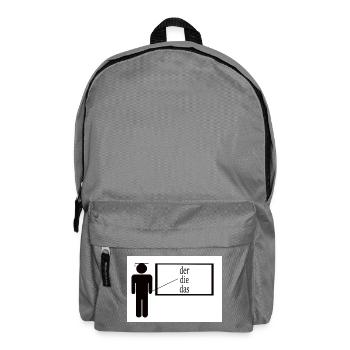 German Teacher - Backpack - elephant grey - Front