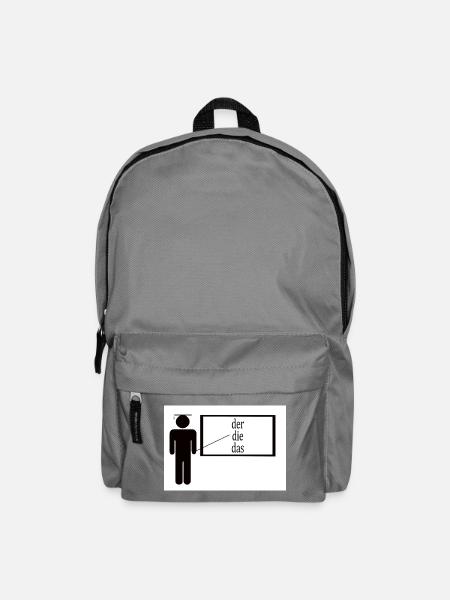 German Teacher - Backpack - elephant grey