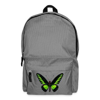 Rajah Brooke's Birdwing Trogonoptera brookiana - Backpack - elephant grey - Front