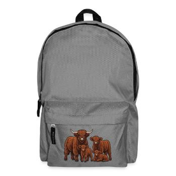 Galloway Rinder - Rucksack - Mittelgrau - Vorne