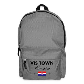 Vis Kroatien Koordinaten Reise Souvenir - Rucksack - Mittelgrau - Vorne