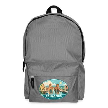 Erleben Sie Comacchio in Italien Vintage Canal Town - Rucksack - Mittelgrau - Vorne